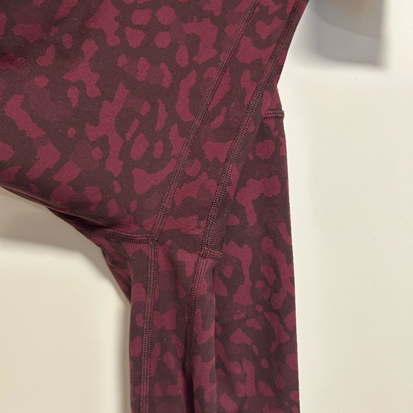 Lululemon Align Crop *21" Formation Camo Dark Adobe Multi - Picture 5 of 5